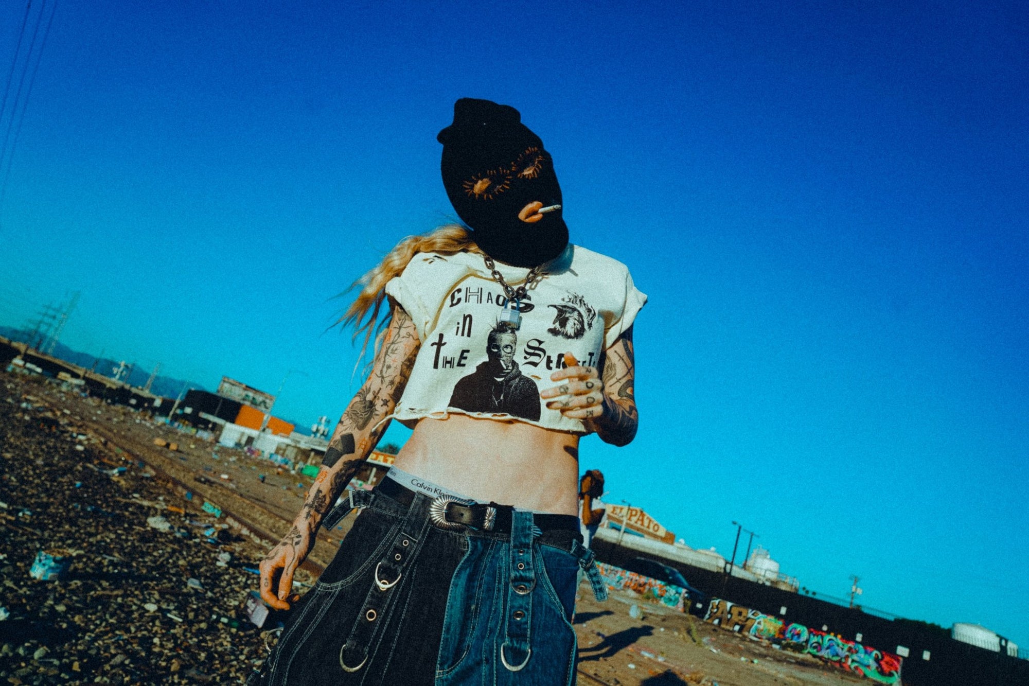 Cha@s Crop Top - Rebel Made LA