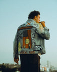 Hand Painted No Future Denim Jacket - Rebel Made LA