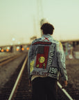 Hand Painted No Future Denim Jacket - Rebel Made LA