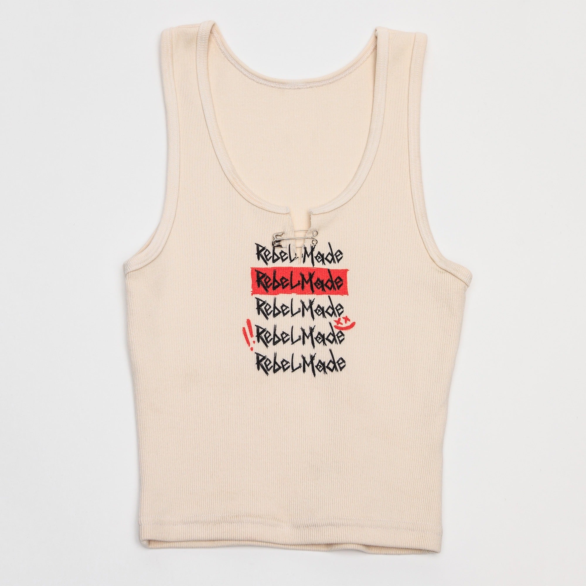 Rebel Made Logo Crop Tank - Rebel Made LA