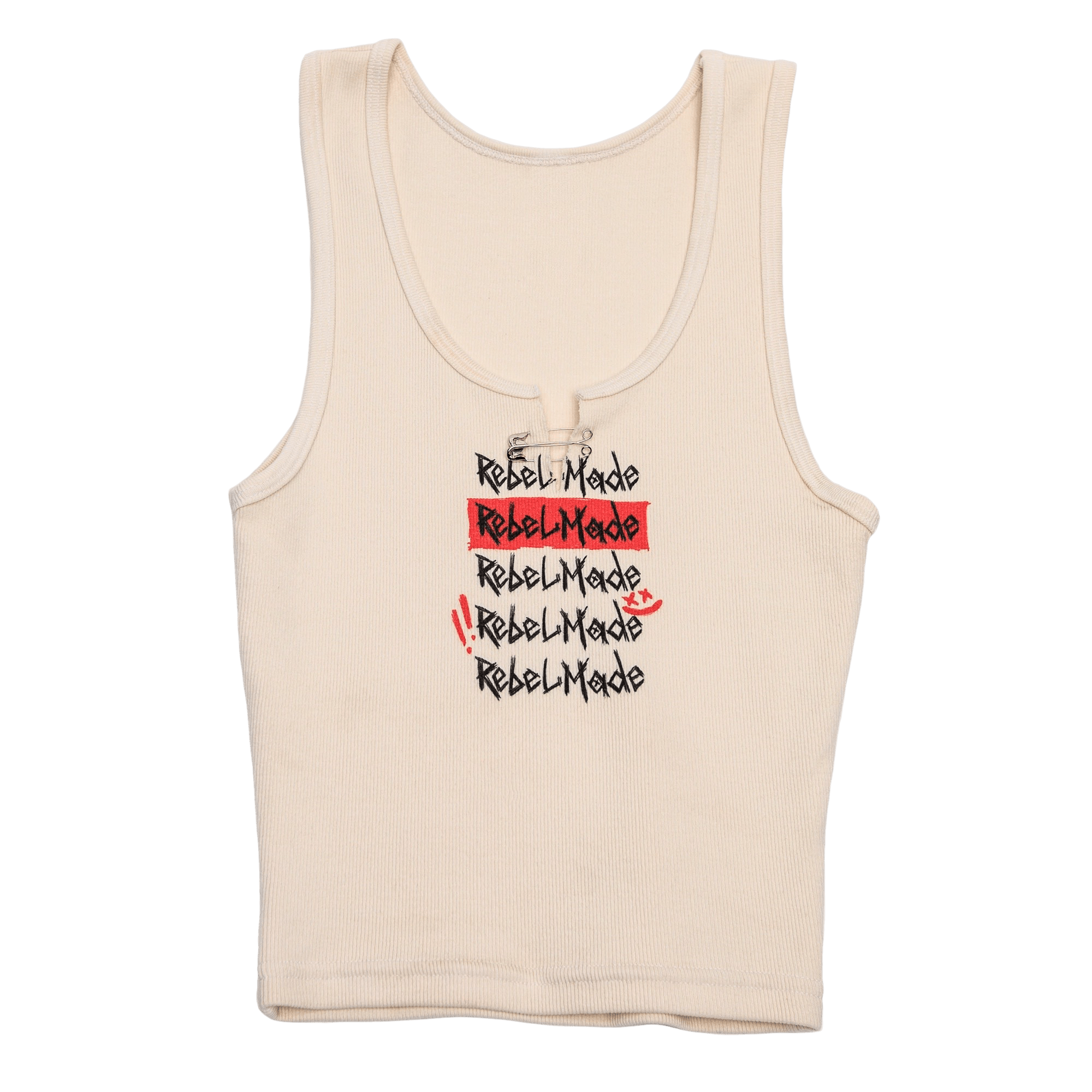 Rebel Made Logo Crop Tank - Rebel Made LA